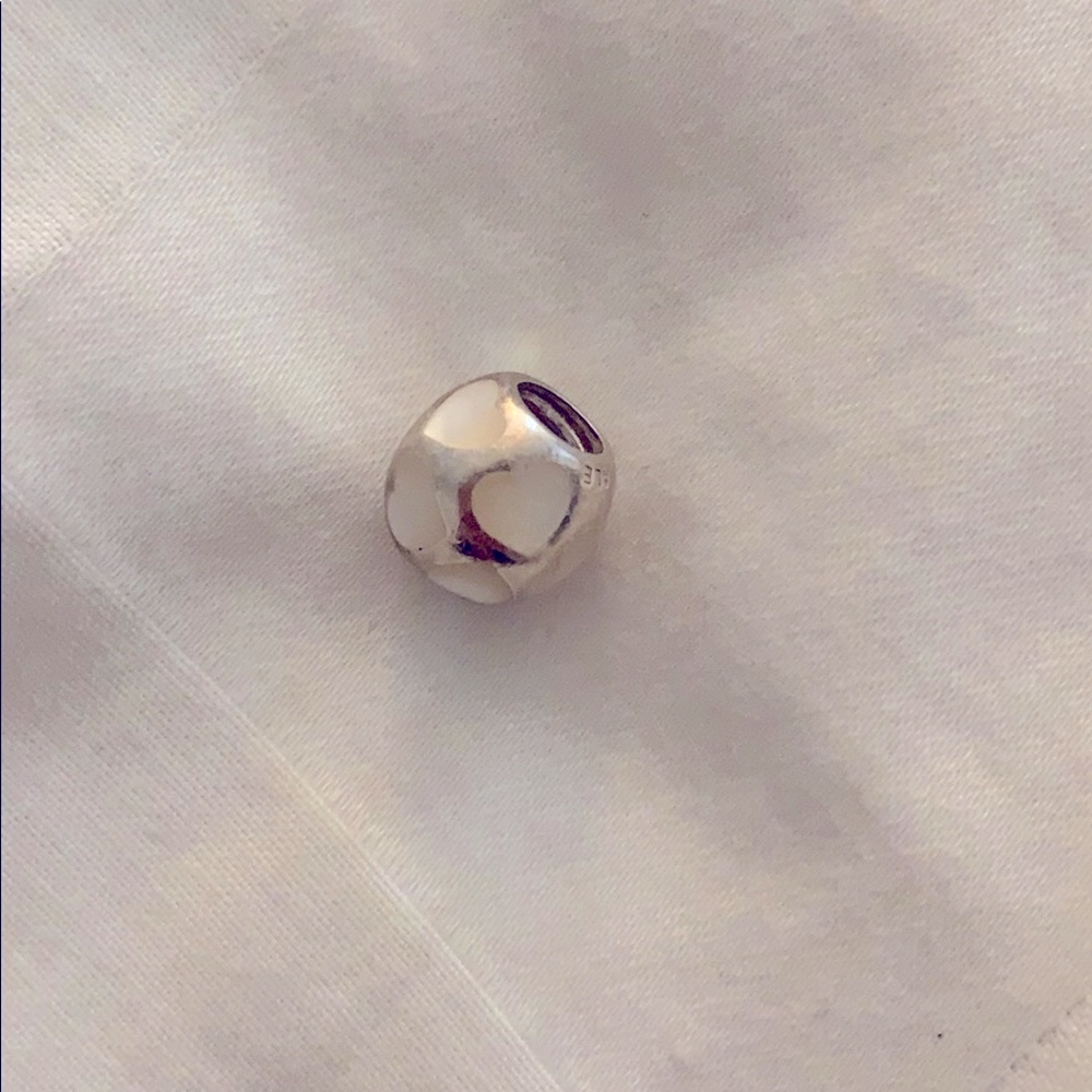 Heart circle charm